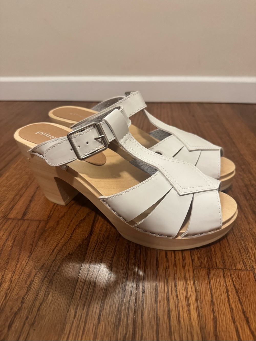 Jeffrey Campbell Donostia Buckle Clog Mule